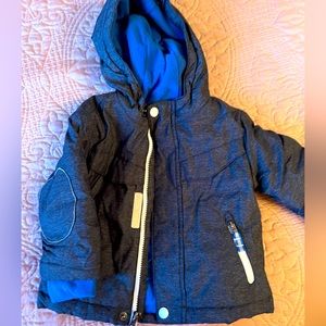 Cat and Jack fleece filled parka coat.  Size 12m